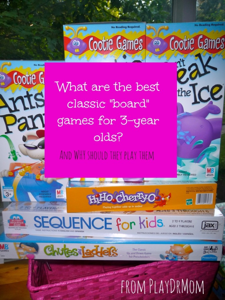 classic board games to play with three year olds and why