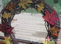 simple fall wreath