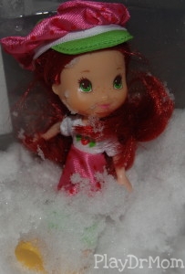 Strawberry Shortcake in the snow