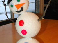 the indoor snowman