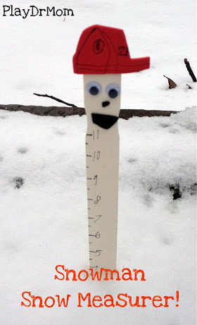 make a snow measurer