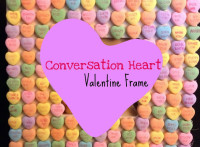 conversation heart frame