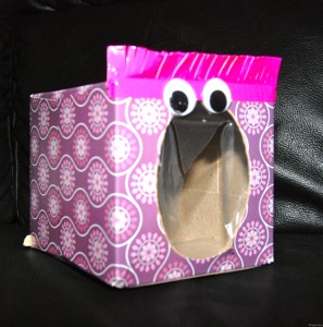 Tissue Box Monster for Learning