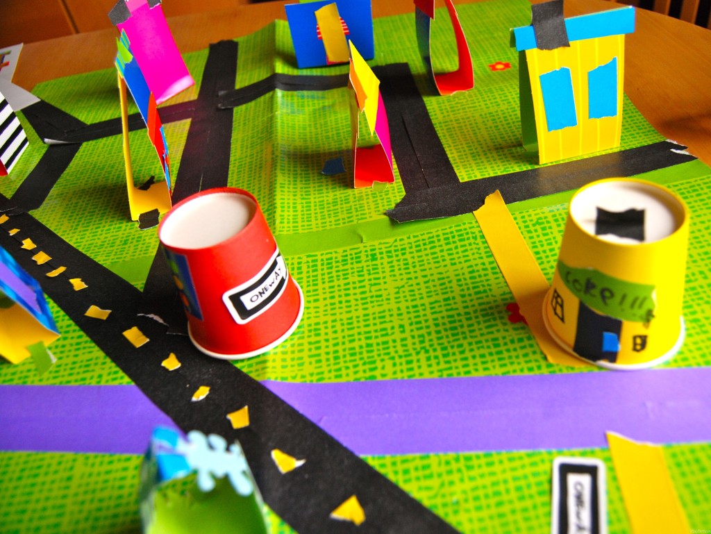 Creating Tape Town having fun with ALEX toys Play Dr Mom