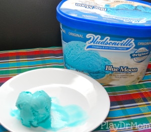 Blue Wisp ice cream for a Brave Party