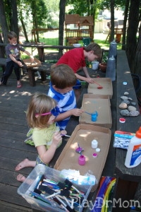 Painting the Rock Spiders