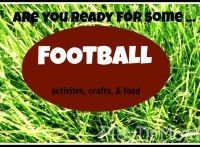Tons of fun football themed activities for kids