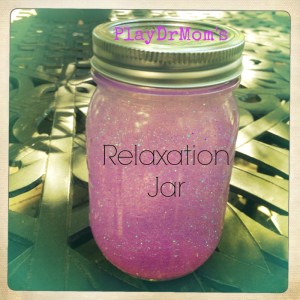 tips on how to make and use a relaxation glitter jar