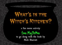 PlayDrMom brews up a fun activity to go along with Nick Sharratt's book, "What's in the Witch's Kitchen?"