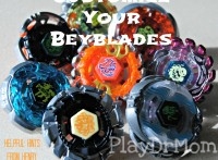 PlayDrMom's son shows you how to customize your beyblades