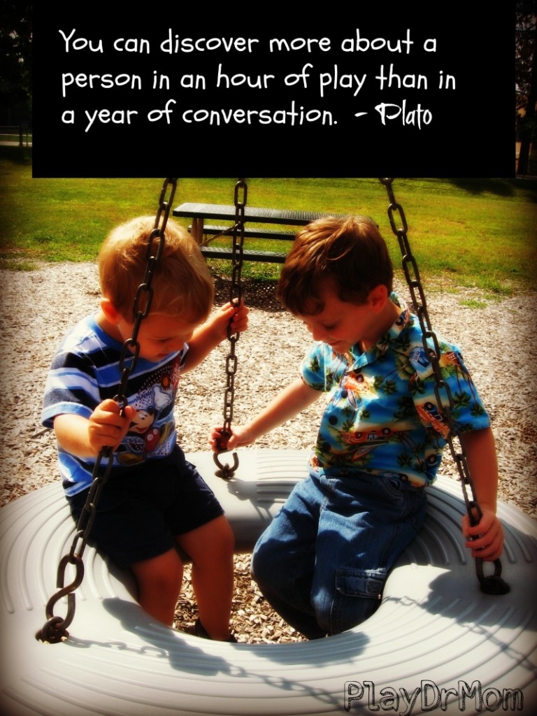 PlayDrMom highlights the Importance and Power of Play -  quote from plato