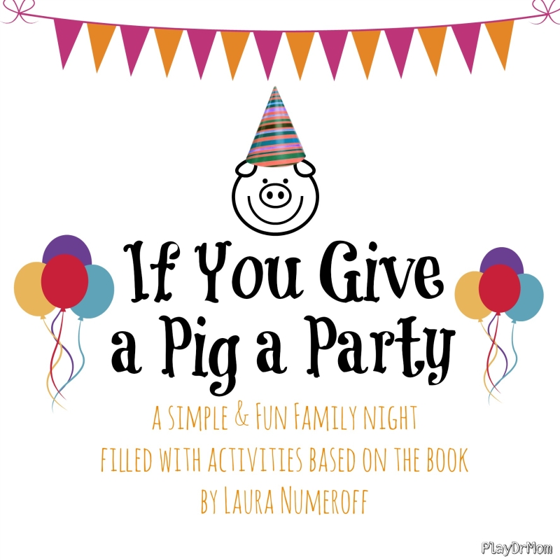 If You Give a Pig a Party Activities Numeroff Crossword Puzzle and