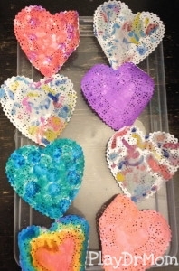 Valentine Paper Hearts
