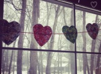 paper heart banner