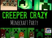 creeper crazy minecraft party