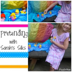 pretending with Sarah's PlaySilks