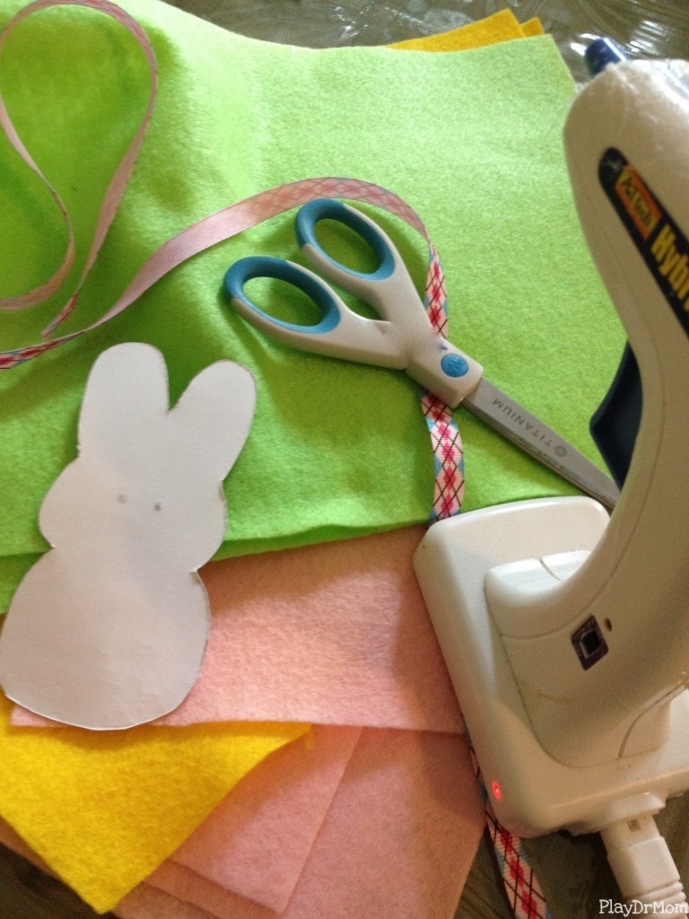 Peep Bunny Banner - Play Dr Mom
